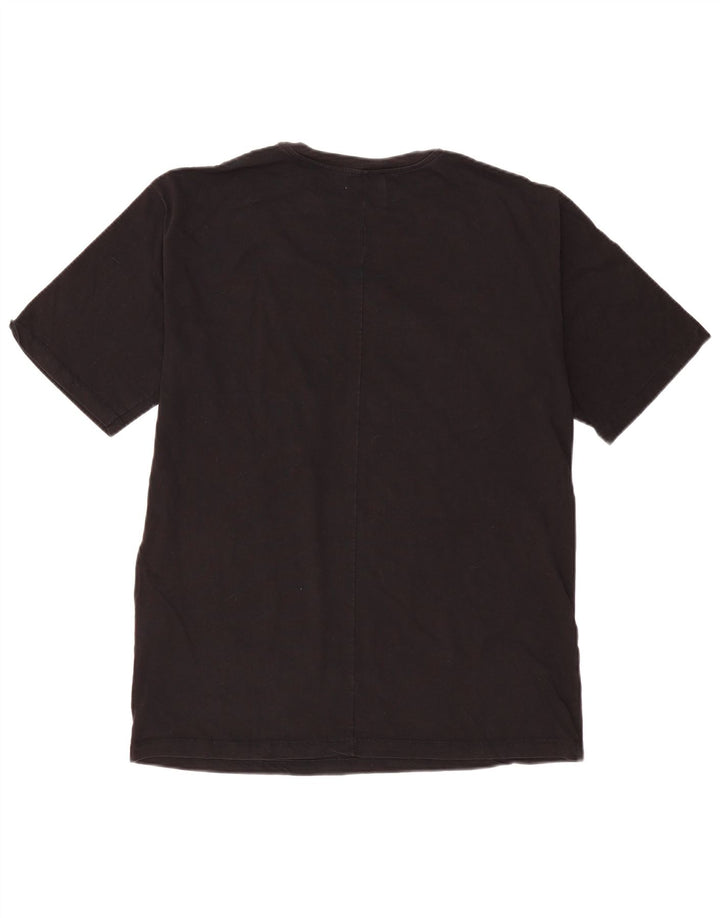 Ανδρικό γραφικό T-Shirt Converse Top XS Μαύρο βαμβακερό