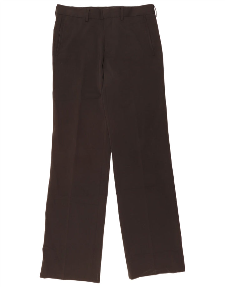 ZARA Ανδρικό ίσιο παντελόνι Chino EU 40 Medium W31 L34 Μαύρο Πολυεστέρας