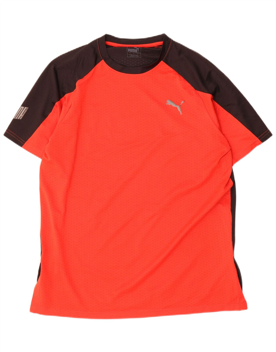 Ανδρικό γραφικό T-Shirt PUMA Top Large Red Colorblock Πολυεστέρας