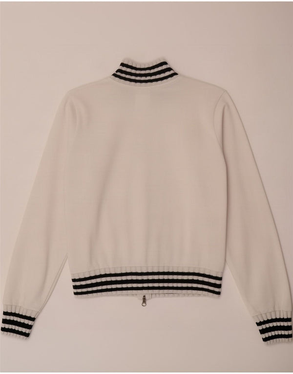 Puma Γυναικεία αθλητική φόρμα Top Jacket UK 14 Medium White Ride