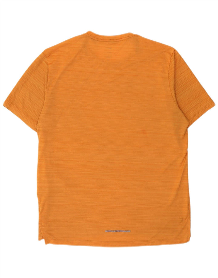 Ανδρικό μπλουζάκι Nike Dri Fit Top μεγάλο πορτοκαλί πολυεστέρας
