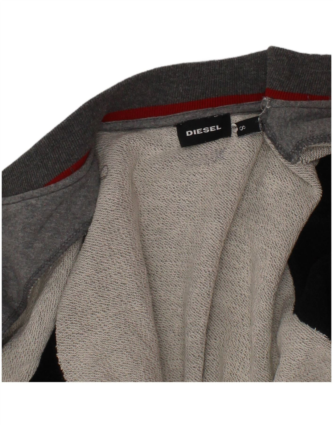 Μπουφάν Diesel Boys Graphic Varsity 7-8 Years Grey Colourblock