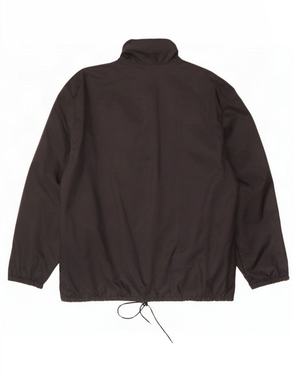 Lotto Mens Graphic Rain Jacket UK 42 XL Black Colorblock Nylon