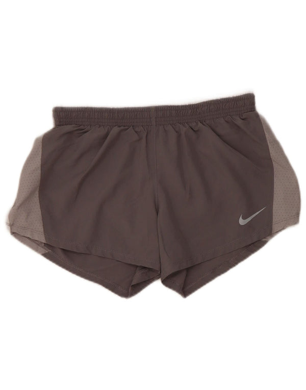 Γυναικείο αθλητικό σορτς Nike Dri Fit UK 10 Small Grey Polyester