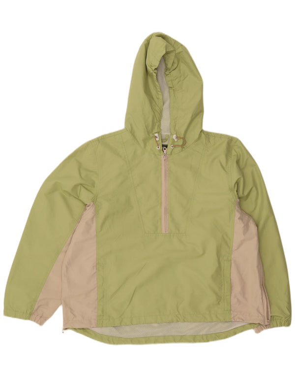 Γυναικείο μπουφάν Anorak με κουκούλα Eddie Bauer UK 18 XL Green Colourblock