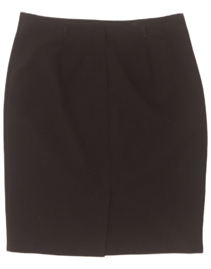 Marks & Spencer Γυναικεία Pencil Φούστα UK 16 Large W34 Μαύρο Πολυεστέρας
