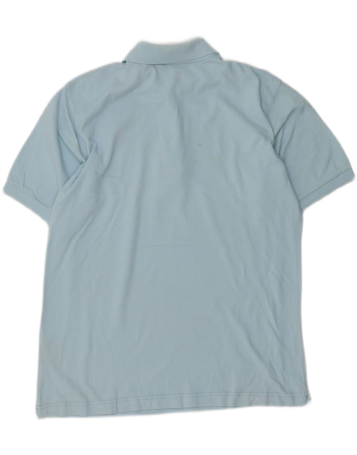 Ανδρικό μπλουζάκι πόλο KAPPA, μεσαίο μπλε βαμβακερό