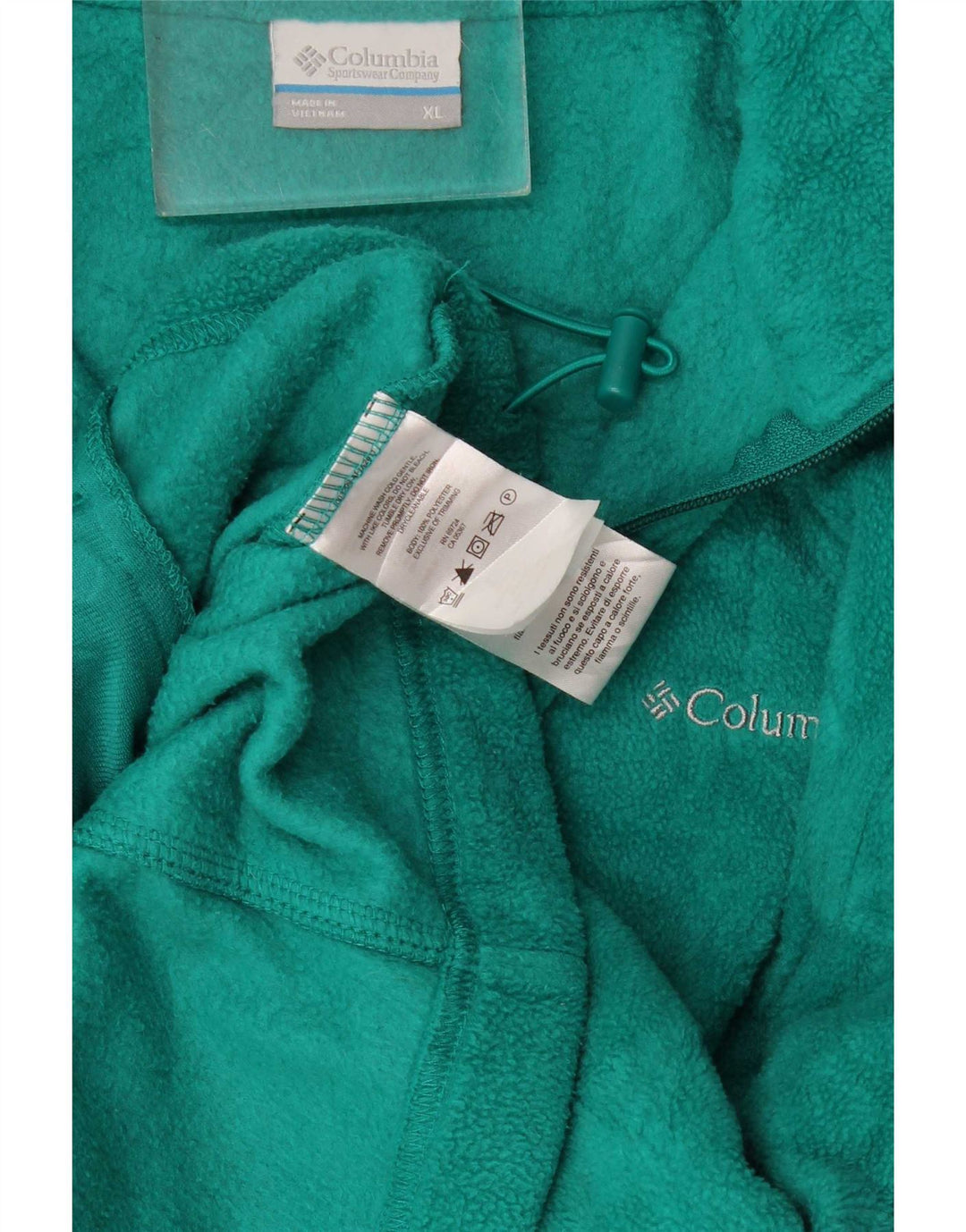 Columbia Γυναικείο Fleece Jacket UK 18 XL Green Polyester