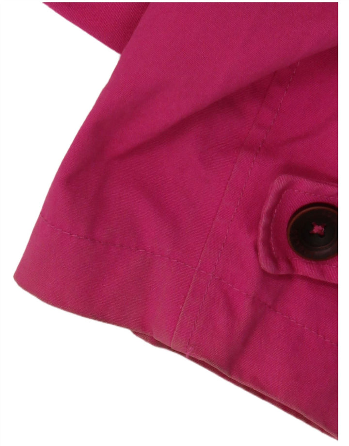 JOULES Γυναικείο μπουφάν βροχής με κουκούλα UK 18 XL Ροζ Βαμβακερό