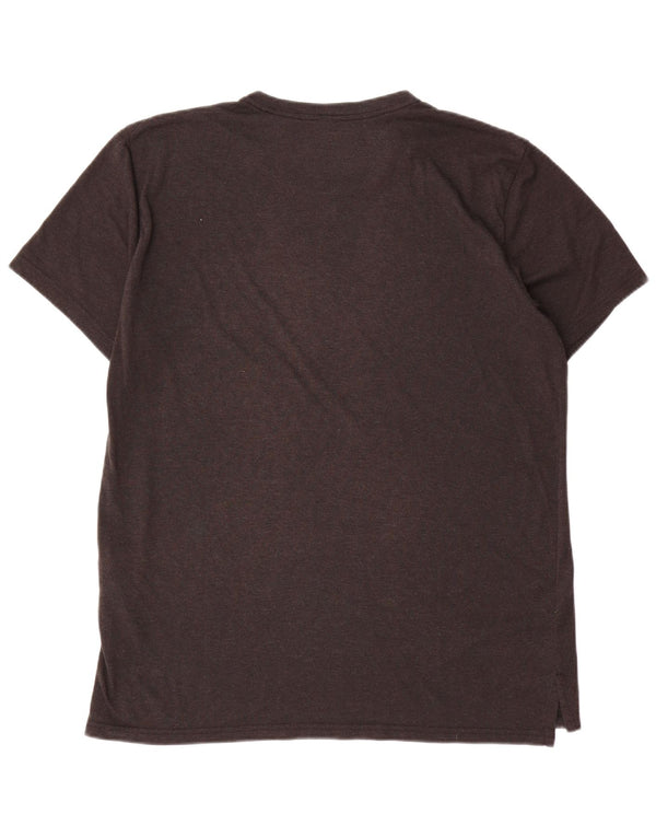 Ανδρικό γραφικό μπλουζάκι Nike Dri Fit Top Large Grey Polyester
