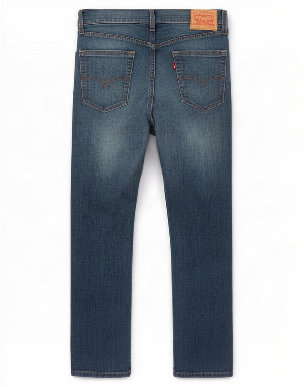 Levi's Mens 513 Slim Straight Jeans W34 L30 Blue Cotton