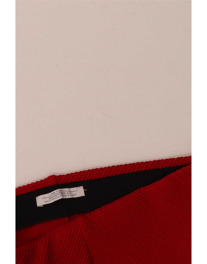 Zara Γυναικεία Μίνι Φούστα Trafaluc Small W26 Red Polyester