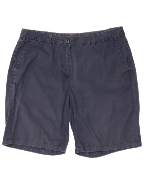 Marks & Spencer Γυναικείο σορτς Chino UK 12 Medium W30 Navy Blue Cotton