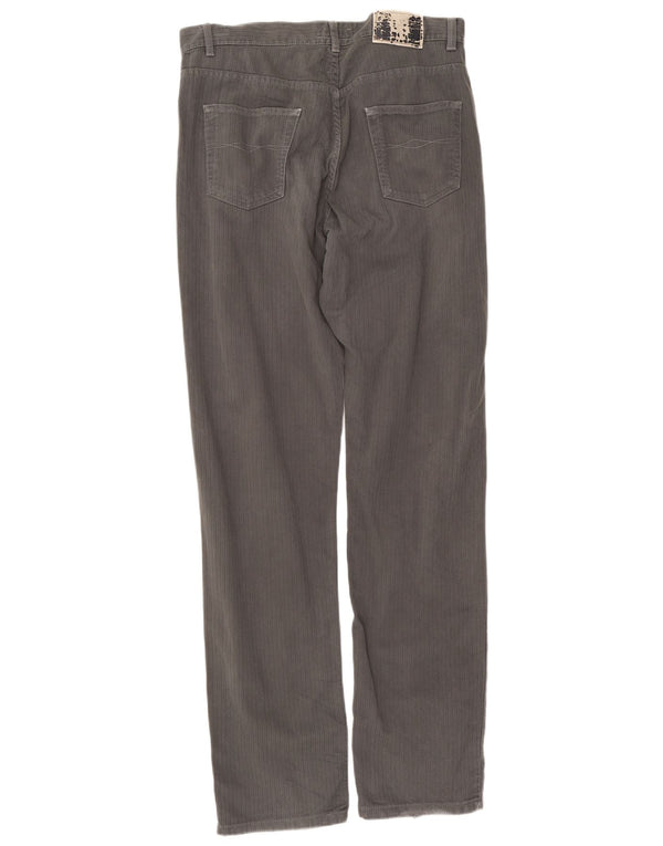 Zara Ανδρικό Slim Casual Παντελόνι EU 44 Large W34 L34 Γκρι βαμβακερό