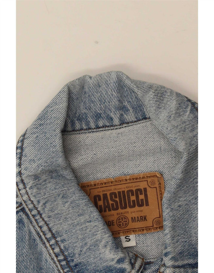 Casucci Ανδρικό Τζιν Μπουφάν UK 36 Small Blue