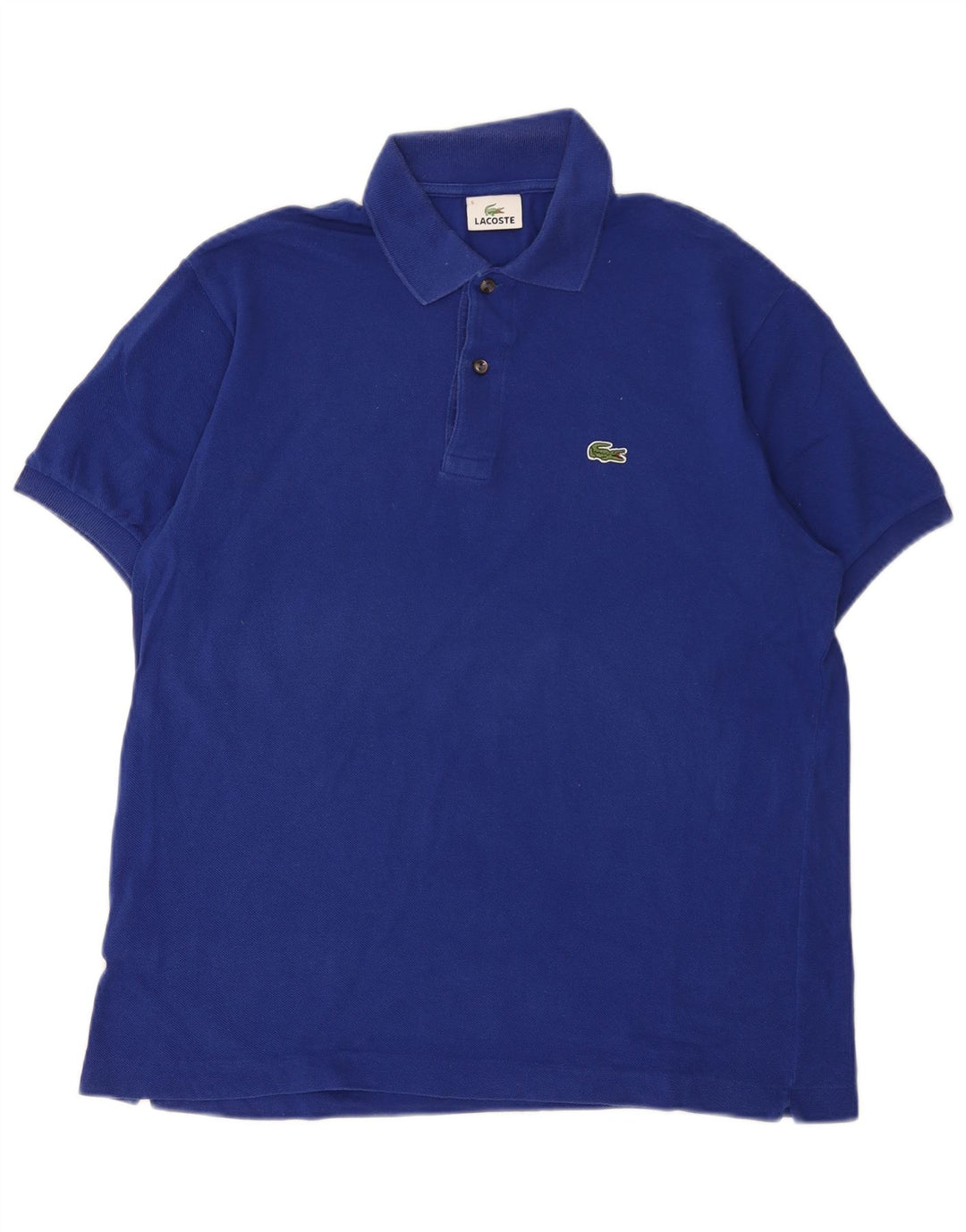 Ανδρικό μπλουζάκι πόλο Lacoste, μέγεθος 5, μεγάλο μπλε βαμβακερό