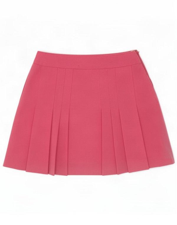 Hansen Γυναικεία πλισέ μίνι φούστα EU 36 Small W25 Pink Polyester