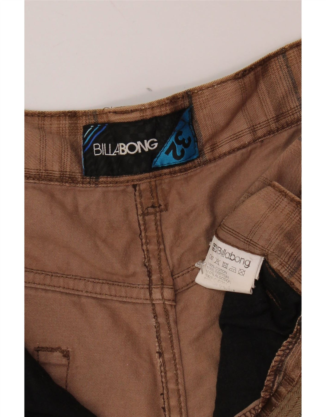 Ανδρικό γραφικό casual σορτς BILLABONG W32, μεσαίο μπεζ, βαμβακερό