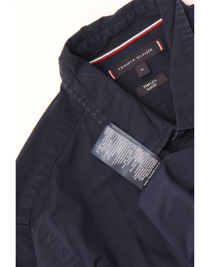 Ανδρικό πουκάμισο Tommy Hilfiger Slim Fit Βαμβακερό μεσαίο ναυτικό