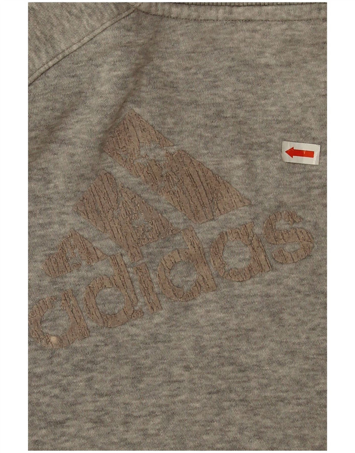 Ανδρικό φούτερ Adidas Jumper Small Grey Colourblock Βαμβακερό