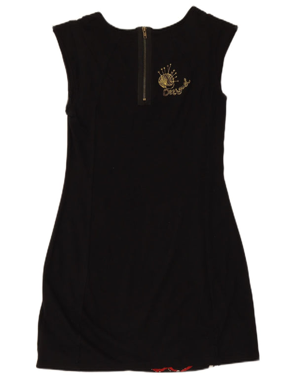 Γυναικείο αμάνικο φόρεμα Desigual Graphic UK 14 Large Black Heart