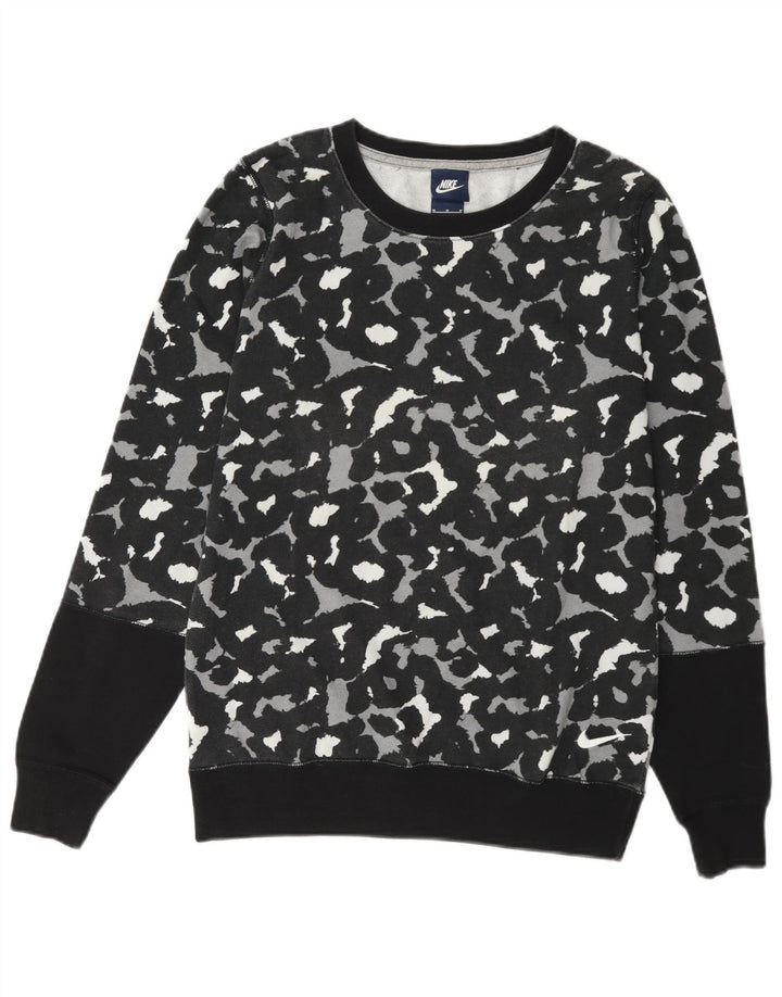 Γυναικεία φούτερ Nike Jumper UK 14 Medium Black Animal print