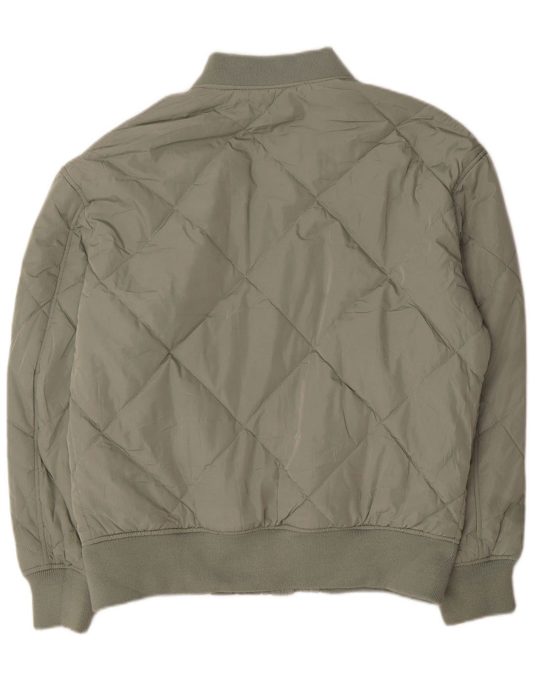 Zara Ανδρικό μπουφάν UK 40 Large Green Polyester