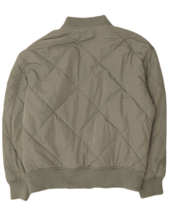 Zara Ανδρικό μπουφάν UK 40 Large Green Polyester