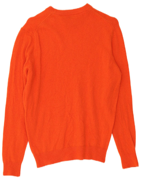 Ανδρικό πουλόβερ Zara Crew Neck Jumper Μικρό Πορτοκαλί