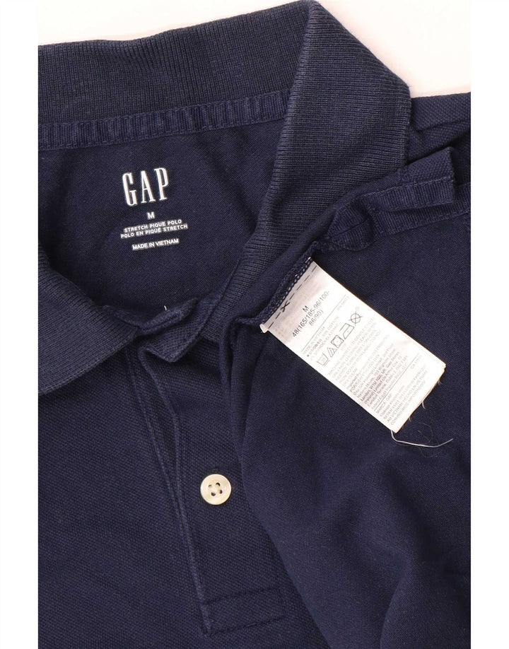 Ανδρικό πουκάμισο πόλο Gap, Βαμβακερό μεσαίο Navy Blue