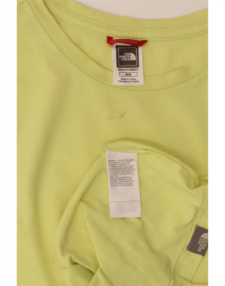 Ανδρικό T-Shirt North Face Top από μεσαίο κίτρινο βαμβάκι