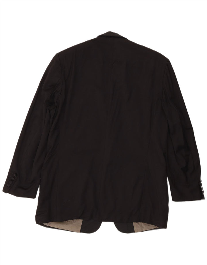 Ανδρικό σακάκι σακάκι Hugo Boss 1 κουμπιού IT 52 XL μαύρο μαλλί