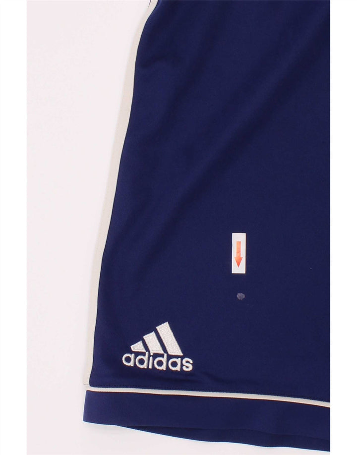 Adidas Boys Climalite σορτς 13-14 ετών μπλε πολυεστέρα