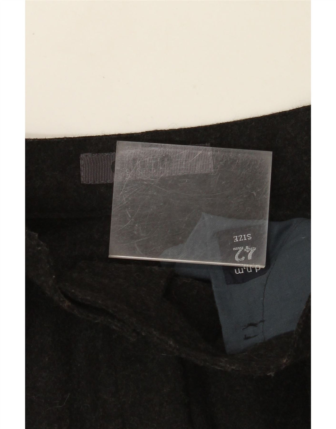 VINTAGE Γυναικεία Φούστα A-Line IT 42 Medium W26 Μαύρη Μάλλινη