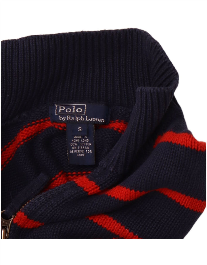 POLO RALPH LAUREN Αγόρια πουλόβερ με φερμουάρ 7-8 ετών Small Navy Blue