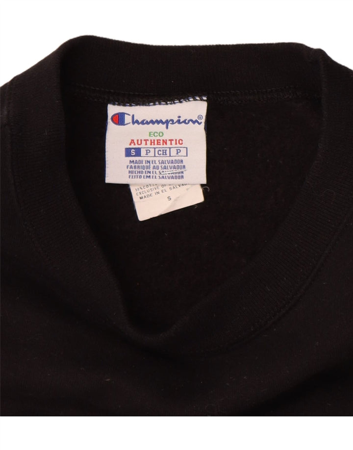 Champion Mens Tigers Graphic Φούτερ Jumper Μικρό μαύρο βαμβακερό