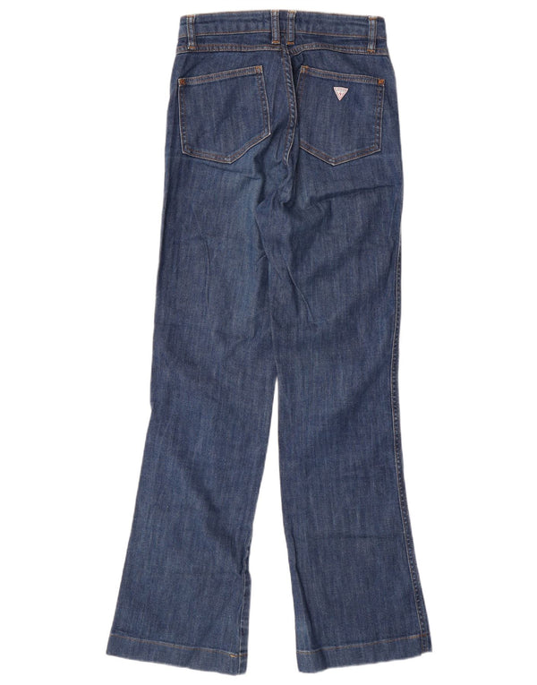 Guess Womens Bootcut Jeans W25 L32 Blue