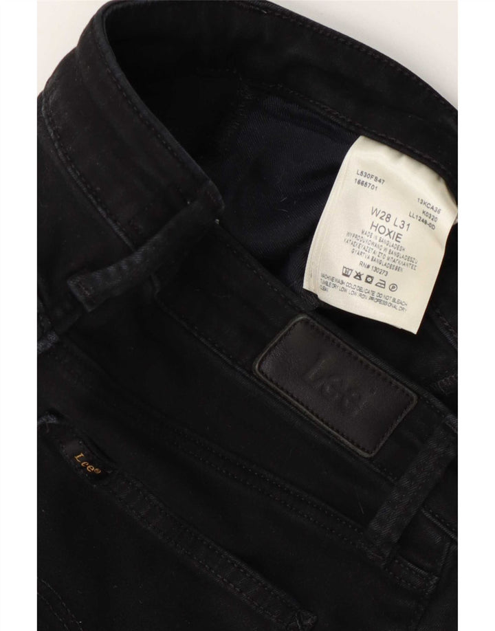 Lee Womens Hoxie Bootcut Jeans W28 L31 Μαύρο βαμβακερό