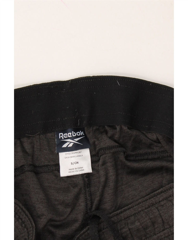REEBOK Mens Sport Shorts Small Grey Polyester Vintage Reebok and Second-Hand Reebok from Messina Hembry 