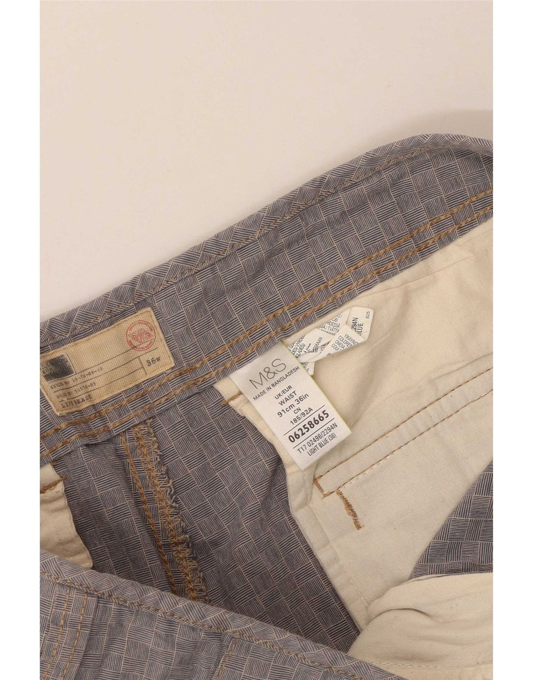 Ανδρικό σορτς Cargo Marks & Spencer μεγάλο W36 Μπλε βαμβακερό