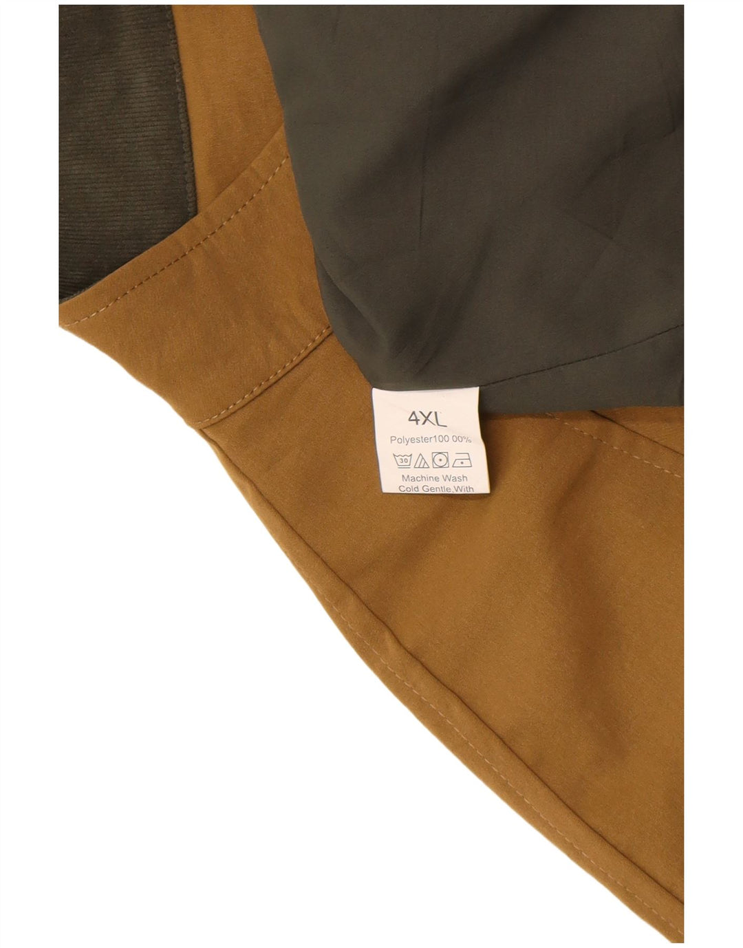 Vintage γυναικεία καμπαρντίνα UK 24 4XL καφέ πολυεστέρας