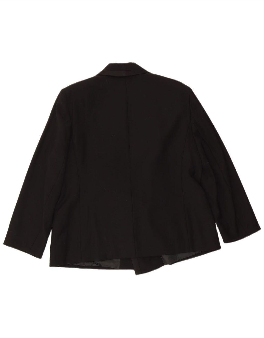 Laura Biagiotti Γυναικείο μπουφάν Blazer με διπλό στήθος IT 48 XL μαύρο μαλλί