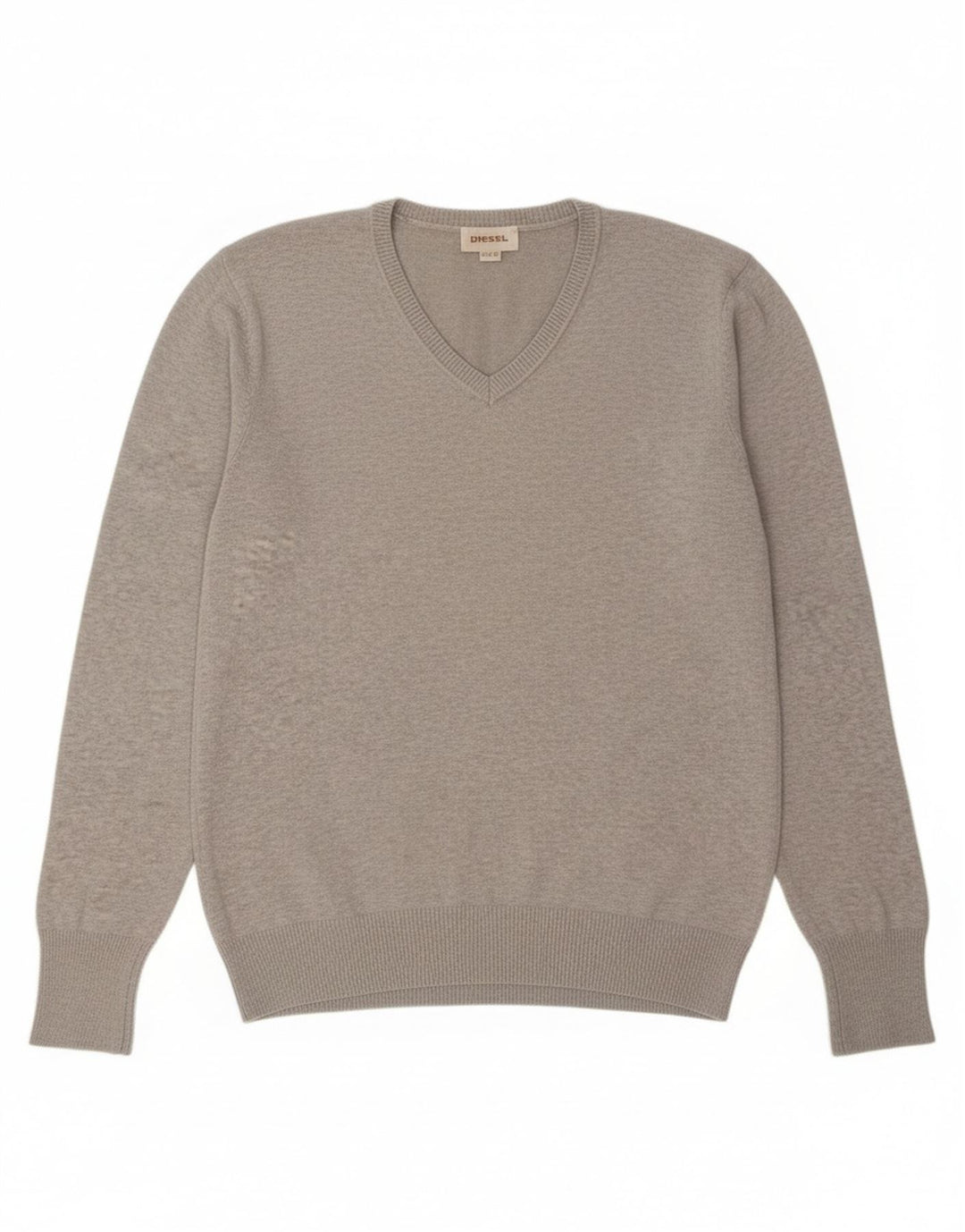Diesel γυναικείο πουλόβερ με λαιμόκοψη UK 14 Medium Grey