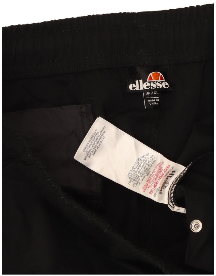 ELLESSE Ανδρική φόρμα Cargo Παντελόνι Joggers 2XL Μαύρο Πολυεστέρα