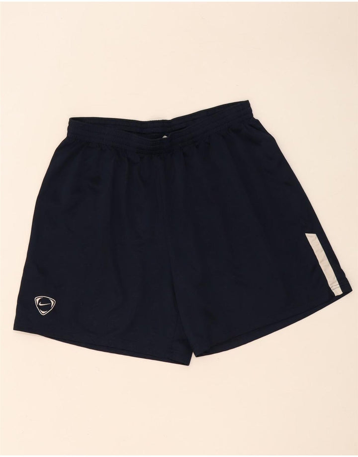 Ανδρικό αθλητικό σορτς Nike XL Navy Blue Colorblock Πολυεστέρας