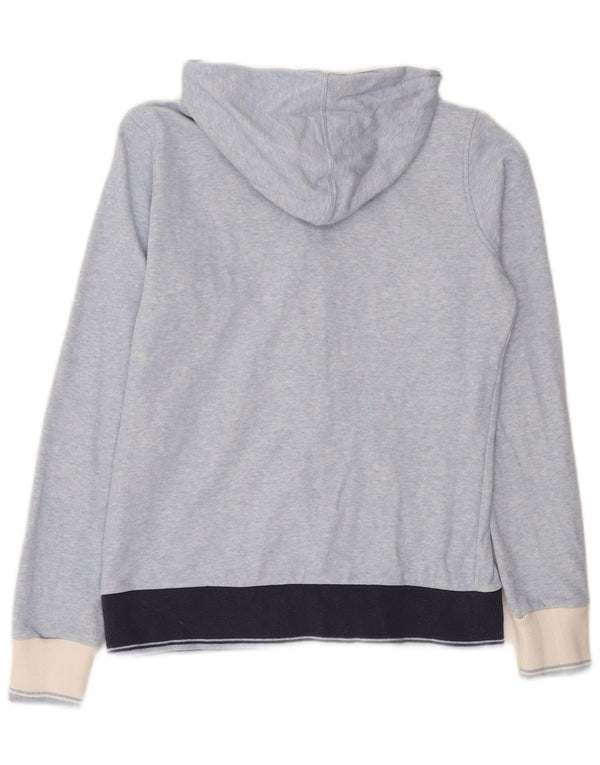 Champion Womens Heritage Fit Zip Hoodie πουλόβερ UK 14 Medium Blue