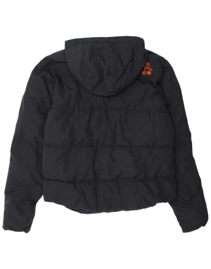 Superdry Ανδρικό μπουφάν με κουκούλα UK 40 Large Navy Blue Nylon