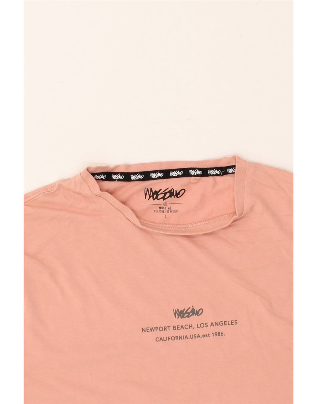 MOSSIMO Mens T-Shirt Top Small Orange Cotton | Vintage Mossimo | Thrift | Second-Hand Mossimo | Used Clothing | Messina Hembry 
