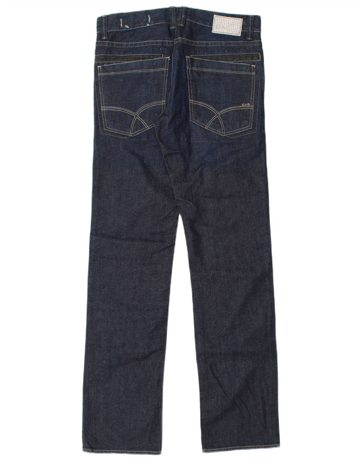 Ανδρικό τζιν Gas Straight W28 L33 Navy Blue Cotton