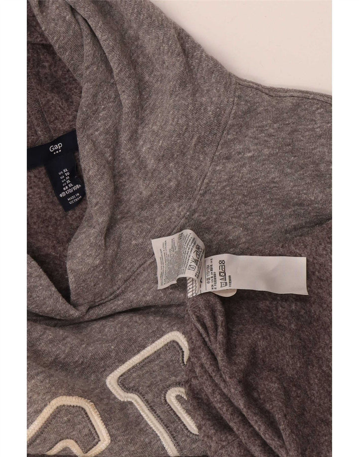 Γυναικείο Gap Graphic Hoodie Jumper UK 18 XL Grey Polyester